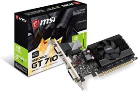 img 4 attached to 💻 MSI Gaming GeForce GT 710 2GB GDRR3 64-bit HDCP Support DirectX 12 OpenGL 4.5 Single Fan Low Profile Graphics Card (GT 710 2GD3 LP): Enhance Your Gaming Experience with this Powerful Graphics Card