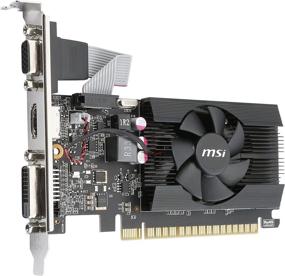 img 1 attached to 💻 MSI Gaming GeForce GT 710 2GB GDRR3 64-bit HDCP Support DirectX 12 OpenGL 4.5 Single Fan Low Profile Graphics Card (GT 710 2GD3 LP): Enhance Your Gaming Experience with this Powerful Graphics Card