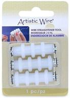 beadalon artistic nylon wire straightener tool - 228s-420 with 3 rollers: effective wire straightening solution logo