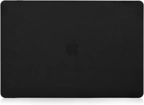 img 2 attached to 🖥️ RUBAN Case: Black Plastic Hard Shell Cover for MacBook Pro 13 inch 2020-2016 A2289 A2251 A2159 A1989 A1706 A1708, with/without Touch Bar