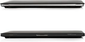 img 1 attached to 🖥️ RUBAN Case: Black Plastic Hard Shell Cover for MacBook Pro 13 inch 2020-2016 A2289 A2251 A2159 A1989 A1706 A1708, with/without Touch Bar