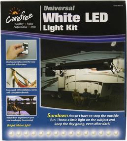 img 3 attached to 🏕️ Universal White RV Awning LED Light Kit - Carefree SR0113, with White LED Lights, 1 Pack