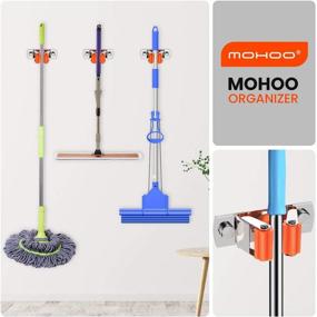 img 1 attached to 📦 Maximize Storage Efficiency with MOHOO Stainless Storage Organizer Non Slip