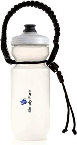 img 1 attached to 💧 Stay Hydrated on the Go: Simply Pure Purist 22 Oz BPA-Free Sport & Bike Squeeze Water Bottle with Fixy Cap by Specialized Bikes