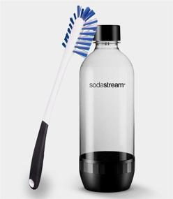 img 3 attached to 🥤 Sodastream Original Black Dishwasher Safe Carbonating Bottle Bundle with Large Quality Kidscare Cleaning Brush