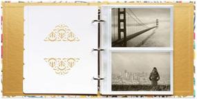 img 3 attached to 🌸 Jot & Mark 200 4x6 Photo Album Set - Clear Pocket Sleeves, 6 Tab Dividers, 3-Ring Binder 8.5x9.5 (Wildflower Bouquet) for Enhanced SEO