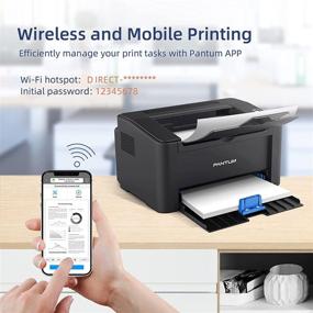 img 3 attached to Pantum Wireless Monochrome Printer Convenient