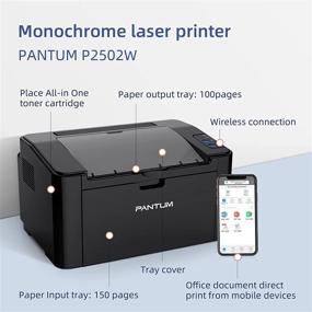 img 2 attached to Pantum Wireless Monochrome Printer Convenient