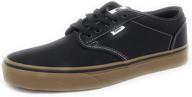 vans atwood skate shoes black men's shoes in athletic logo