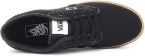 img 2 attached to Vans Atwood Skate Shoes Black Men's Shoes in Athletic