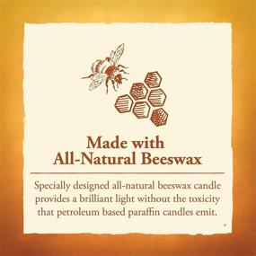 img 3 attached to 🐝 Long-lasting 70-Hour Beehive Candle: Eco-friendly Natural Beeswax with Cotton Wick