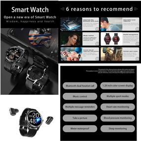 img 3 attached to X6 Smartwatch Bluetooth Earphone Pressure