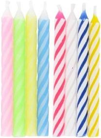 img 3 attached to 🎂 Vibrant Assorted Spiral and Pastel Birthday Candles Set of 120