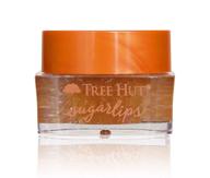 tree hut sugarlips sugar lip scrub: ultra-hydrating exfoliator with shea butter - brown sugar 0.34oz jar for effective lip care logo