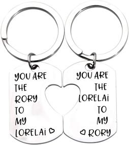 img 4 attached to Mother Daughter Keychain Set - Best Friend, Sister Gift: You Are My Lorelai, I'm Your Rory