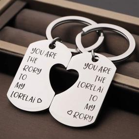 img 1 attached to Mother Daughter Keychain Set - Best Friend, Sister Gift: You Are My Lorelai, I'm Your Rory
