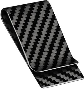 img 4 attached to 💼 MONOCARBON Carbon Credit Holder: Sleek Wallet Accessory for Minimalist Men