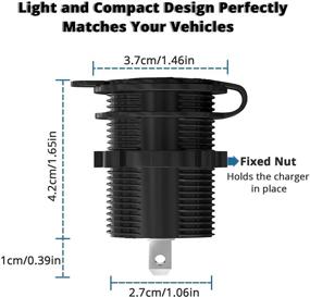 img 1 attached to Cigarette Motorcycle Replacement Waterproof Indicator