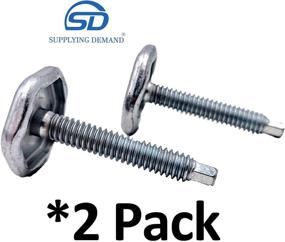 img 3 attached to 2 Pack Dishwasher Screw-in Leveling Leg Replacement for Model-Specific WD12X23057 and WD12X10417 - Supplying Demand (Not Universal)