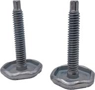 2 pack dishwasher screw-in leveling leg replacement for model-specific wd12x23057 and wd12x10417 - supplying demand (not universal) логотип