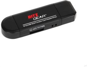 img 3 attached to 📱 Convenient 3-Pack Ritz Gear OTG USB/Micro USB Card Reader/Writer for PC, Tablet, and Smartphones