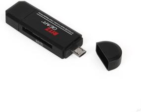 img 1 attached to 📱 Convenient 3-Pack Ritz Gear OTG USB/Micro USB Card Reader/Writer for PC, Tablet, and Smartphones