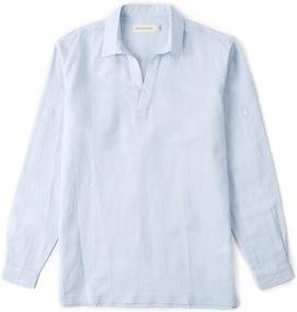 img 4 attached to 👔 BYLUNTA Cotton Popover Regular XX Large: Versatile and Comfortable Heavy-Duty Shirt