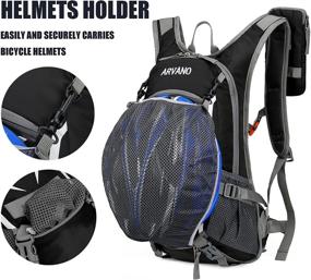 img 1 attached to 🚵 Arvano Cycling Backpack: Mountain Biking Hydration Pack with Water Bladder - Ideal for Hiking, Skiing, and MTB