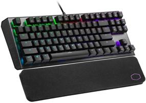 img 4 attached to Cooler Master CK530 V2 TKL Gaming Mechanical Keyboard Brown Switch RGB Backlighting On-The-Fly Controls Aluminum Top Plate