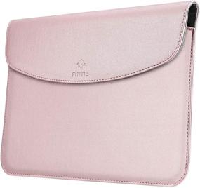 img 4 attached to 🌸 Fintie Sleeve Case for Microsoft Surface Go 3 (2021), Surface Go 2 (2020), and Surface Go (2018) - Slim Fit Premium Vegan Leather Cover with Stylus Loop, Compatible with Type Cover Keyboard - Rose Gold