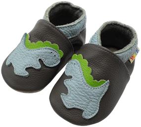 img 2 attached to YALION Baby Soft Leather Shoes: Premium Footwear for Safe and Stylish First Steps