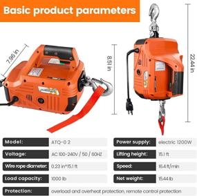 img 1 attached to Anbull Portable Electric 100 240V Galvanized