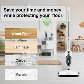 img 3 attached to 🧹 Sandoo SC1050: Efficient Steam Mop for Hardwood Floors - Lightweight, Multipurpose, 1200W Power!