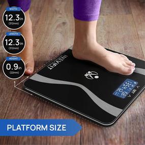 img 1 attached to 📊 INEVIFIT Body-Analyzer Scale: Accurate Digital Bathroom Composition Analyzer for Weight, Body Fat, Water, Muscle & Bone Mass - 10 User Capacity with Batteries Included