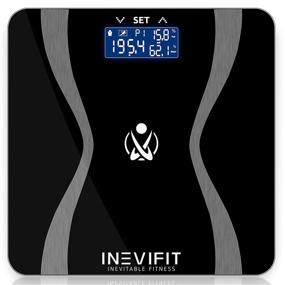 img 4 attached to 📊 INEVIFIT Body-Analyzer Scale: Accurate Digital Bathroom Composition Analyzer for Weight, Body Fat, Water, Muscle & Bone Mass - 10 User Capacity with Batteries Included