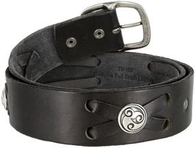 img 3 attached to 👩 BS200 Genuine Leather Casual Belt: Versatile Black Women's Accessory