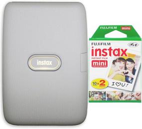 img 3 attached to 📸 Fujifilm Instax Mini Link Smartphone Printer (Ash White) Bundle with Fujifilm Instax Mini Instant Film (20 Sheets), Sturdy Tiger Stickers, and Deals Number One Cleaning Cloth