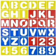 nicunom stencils alphabet templates decoration logo