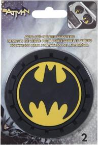 img 2 attached to Plasticolor Batman Coaster Set - Pack of 2