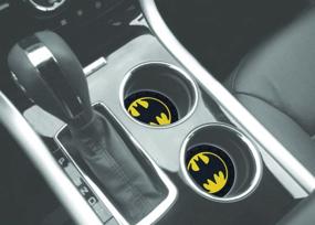 img 1 attached to Plasticolor Batman Coaster Set - Pack of 2