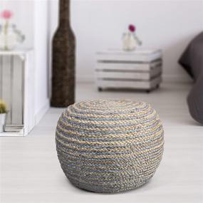 img 3 attached to Ресурсы POUFS99702NGY2014 Corcovado Naturel Braided