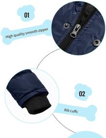 img 1 attached to Stay Warm and Stylish with Wantdo Hooded Puffer Jacket Reflective Boys' Clothing