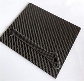 img 4 attached to 🔸 High-Quality Twill Matte Carbon Fiber Sheet: 150x125x2mm for Durable Projects