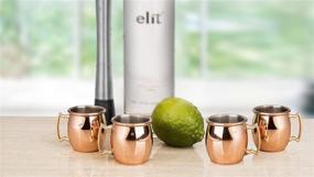 img 3 attached to Moscow Mule Shot Glasses 2 Ounce