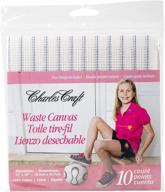 🧵 dmc cr9113 waste canvas: 12x18-inch, 10 count - premium quality for embroidery & cross-stitch projects logo