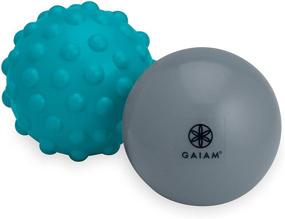 img 1 attached to 🔴 Gaiam Горячие и холодные терапевтические массажные шарики для восстановления благополучия.