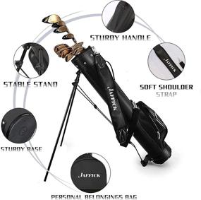 img 3 attached to 🏌️ Jaffick Pitch Golf Bag: Lightweight & Durable Men's Golf Stand Bag