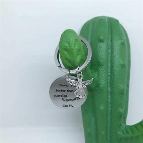 img 2 attached to Rider Keychain: New Ride Gifts for Safe Driving & Guardian Angel's Flight Speed, Perfect for New Drivers License & New Car Gifts