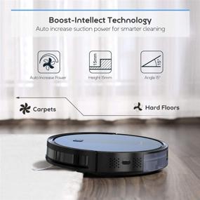 img 1 attached to Coredy R650 Robot Vacuum Cleaner: Personalized Customize Robotic Vacuums Skin, 2500Pa Hurricane Suction, Boundary Strips Included - Auto Boost Intellect, Quiet Self-Charging Cleaning Robot for Carpet