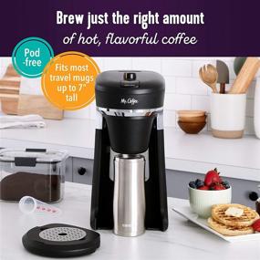 img 3 attached to Optimized Single Serve Coffee Maker: Mr. Coffee HotCup, Pod-Free Brew